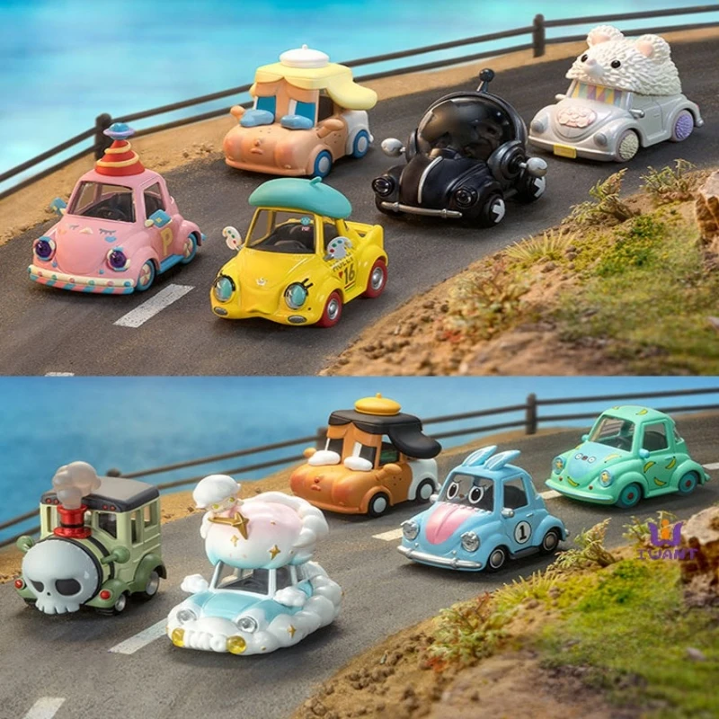 Crybaby Blind Box Happy Weekend Series Cute Surprise Guess Bag Cartoon Character Desktop Ornaments Cars Model Children Toy Gift