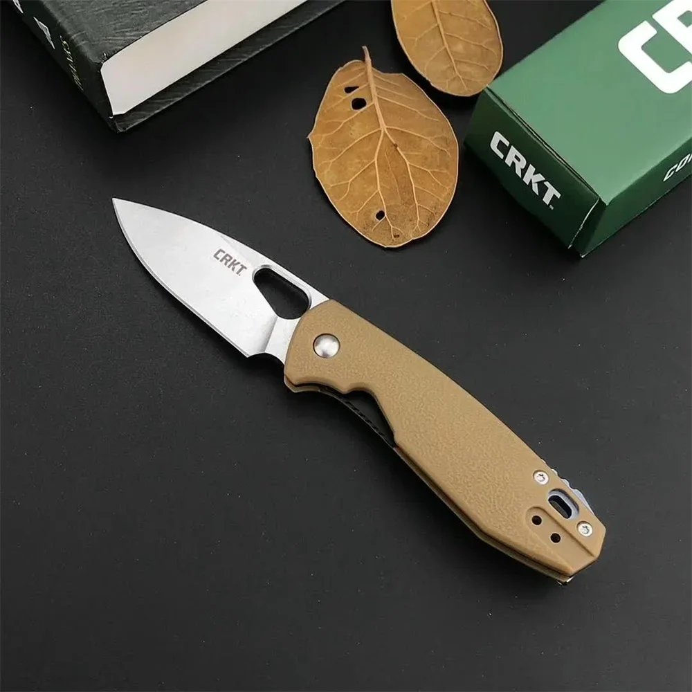 Description Picture 2 of itemCRK 5390 Piet/7096 Lightweight Folding Knife, Satin Finished Blade GFN Handle Self Defense Fishing Outdoor Everyday Carry Knives