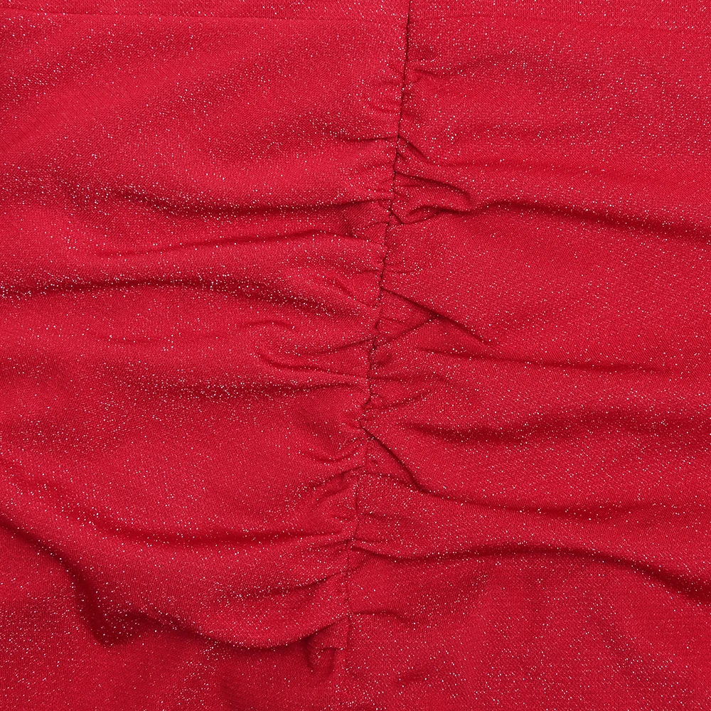 Elegant Sleeveless Elastic Tight Women Dress High Neck Bodycon Pleated Long Party Evening Dress AutumnWinter New Vestido