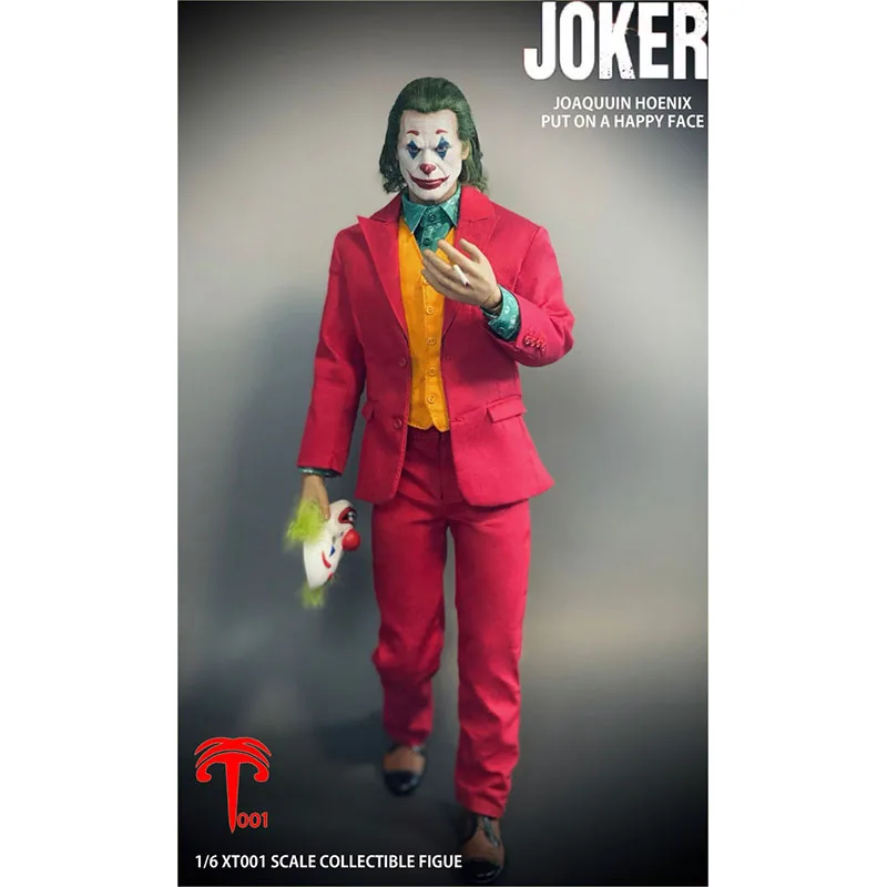 In Magazzino Originale Xt001 1/6 Joaquin Phoenix Joker Clown Trapianto Di Capelli Set Completo Personaggio Del Film Modello Collezione D'Arte Giocatto
