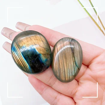 Blue Labradorite Palm Stone 3