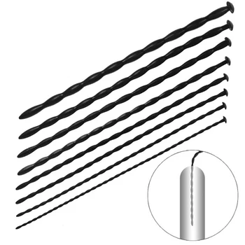 Ejaculation Delay Urethral Toys Silicone Catheter Penis Plug Male Masturbator Stimulator Dilation Probe Sounding Sex Men Goods 6