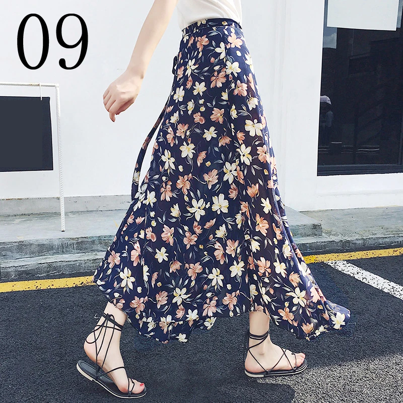 New fashion women's skirt summer casual chiffon women's skirt