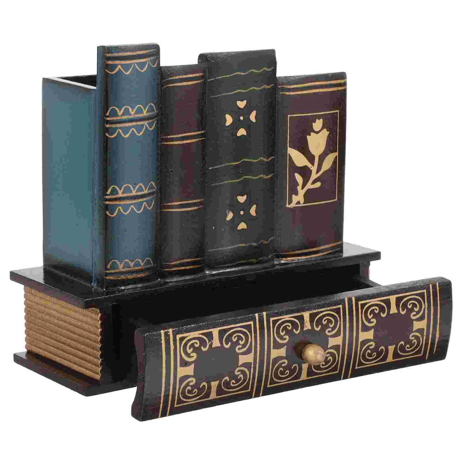 

The Office Decor Retro Creative Pen Holder Makeup Brush Organizer Bucket Decore
