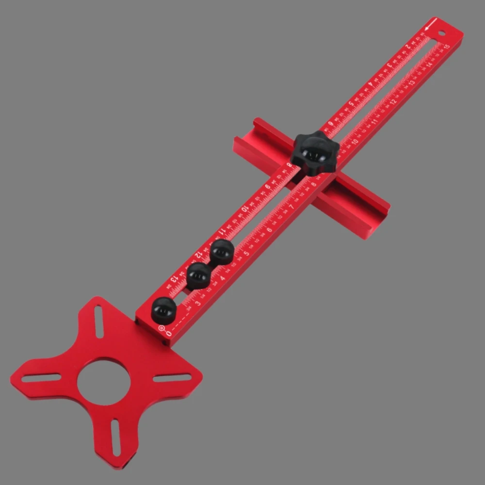 3'ü 1 Arada Yönlendirici Freze Oluk Braketi Ağaç İşleme Kesme ve Freze Dairesel Yardımcı Alet Alüminyum Yönlendirici Daire Kesme Jig