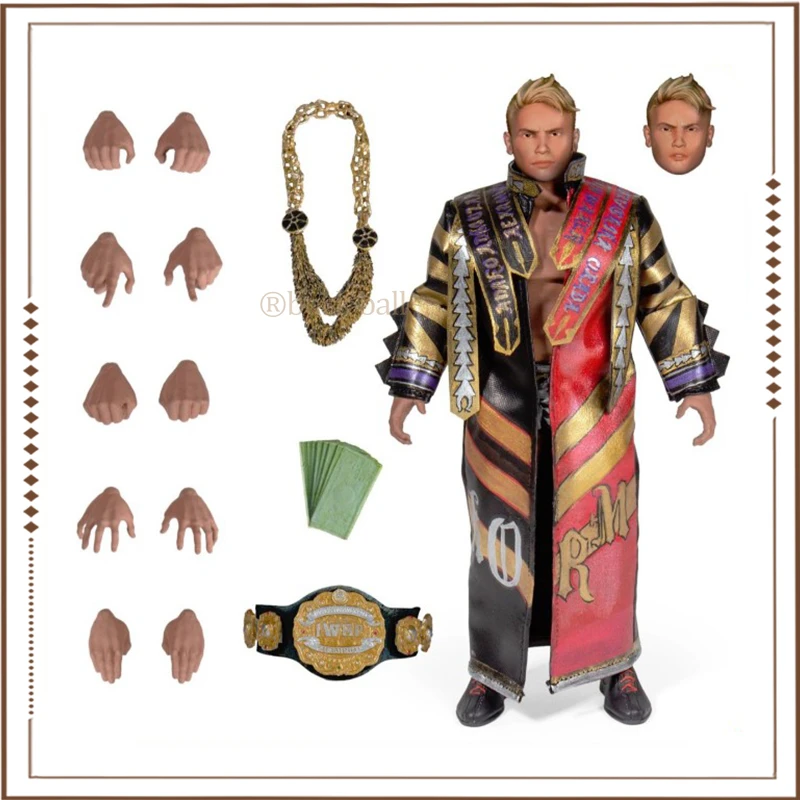 

New Japan Pro Wrestling Anime Figures 1/12 Super7 Okada Will Action Figure 16cmpvc Figurine Statue Doll Collectible Ornament Toy