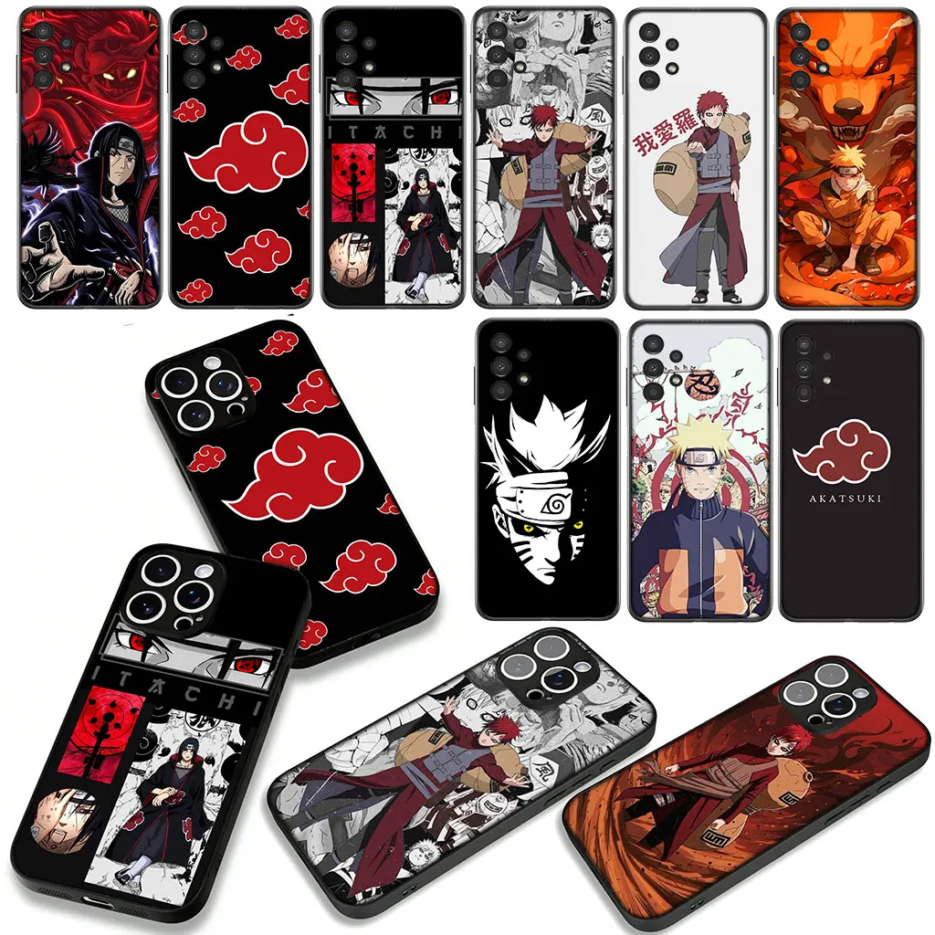 Gaara Itachi Uchiha Naruto Akatsuki Themed Phone Case