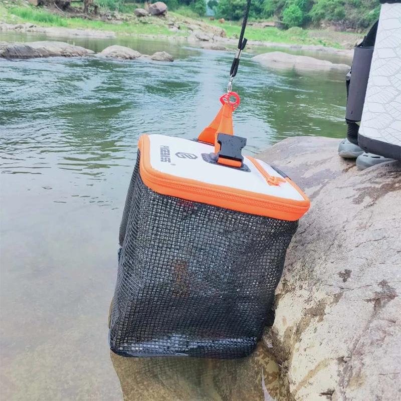 Multifunctional Folding Fish Protection Net EVA Thickened Bucket Live