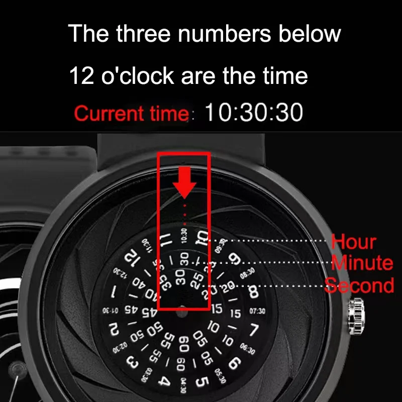 Men's Gift Enmex Creative Industrial Wristwatch - Digital Design Light Sports Fashion Quartz Watch