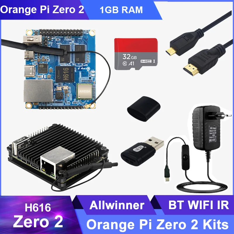 

ИК-приемник Orange Pi Zero 2, 1 ГБ ОЗУ, чип Allwinner H616
