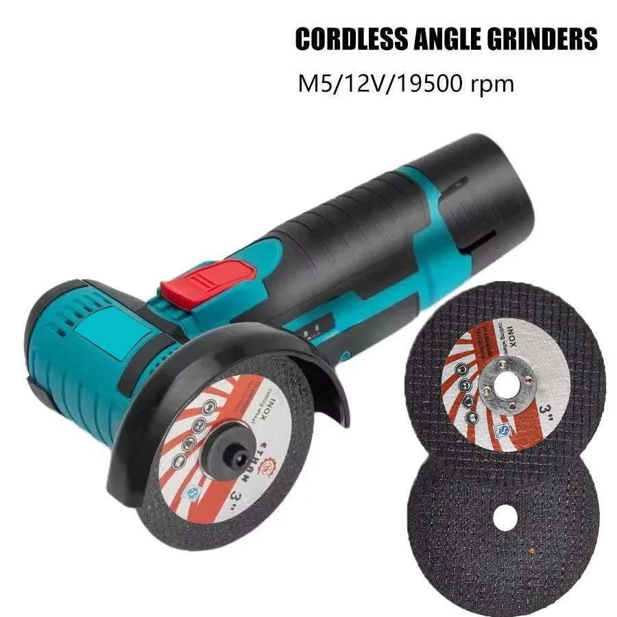 Brush motor 12v Mini Angle Grinder Rechargeable Grinding Tool Polishing Grinding Machine For Cutting Diamond Cordless Power Tool