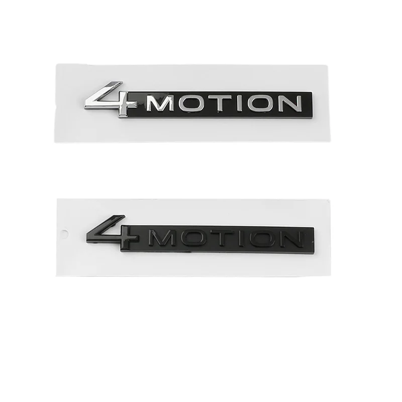 

3D ABS Car 4Motion Letters Logo Boot Trunk Badge Emblem Decals Sticker For VW 4 Motion Tiguan Touareg Passat Golf Jetta TAYRON