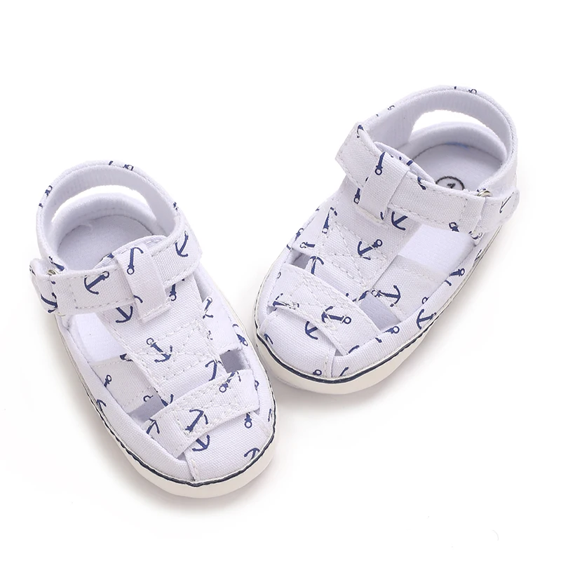 

Сандалии HAIZHIW на мягкой подошве, летняя нескользящая обувь для новорожденных мальчиков 0-18 месяцев, модные мягкие, для первых шагов, для начинающих ходить
