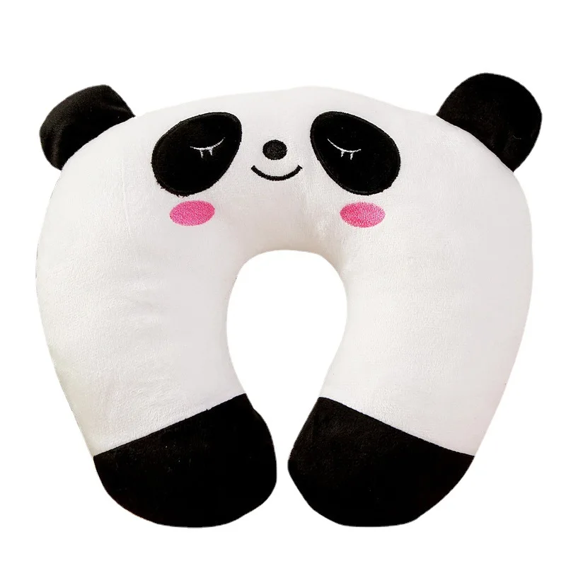 Cute Animal Pillow  Baby Cervical Spine Neck Travel Portable for Children Lovely Panda Sleep Neck Protection Pillow