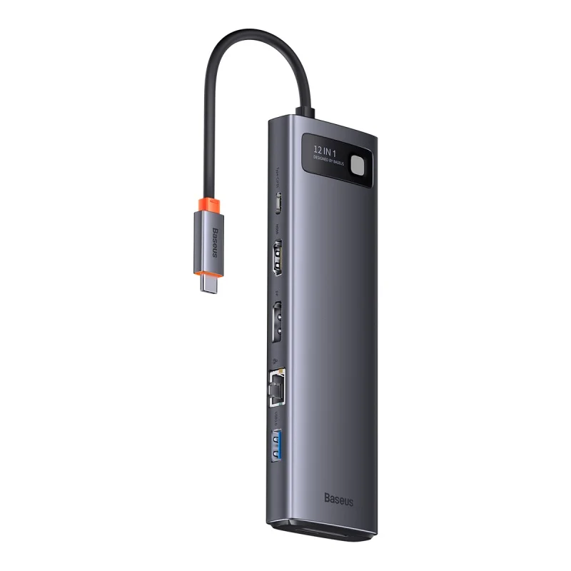 

Baseus Metal Gleam Series 12-in-1 Multifunctional Type-C HUB Docking Station