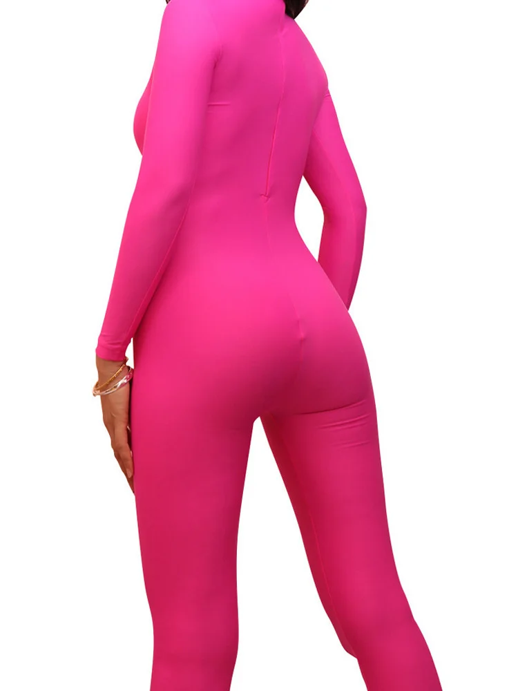 Sexy Women Slim Shiny Full Bodysuit Dance Wear Sexy Tight Yoga Shaping Jumpsuit Oil Glossy High Elastic Leotard Dance Wear 4