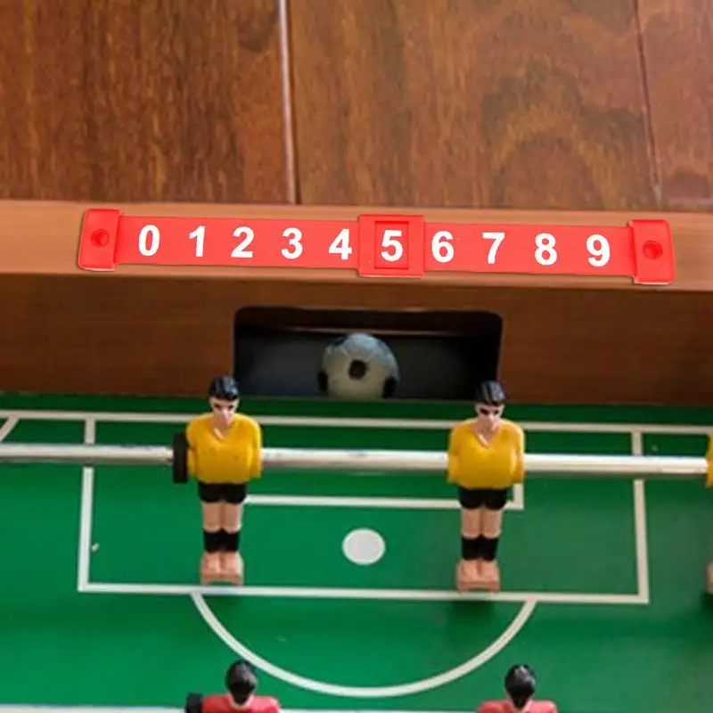 2x Foosball Table Scoreboard Foosball Score Counter Kids Portable Table Football Score Keeper for Standard Tables