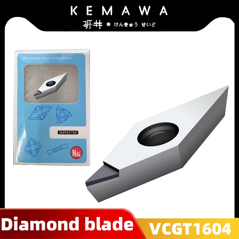 

KEMAWA VCGT160402 VCGT160404 VCGT160408 Diamond Insert VCGT PCD Aluminum Alloy End Mill Tool CNC Carbide CBN Turning Lathe