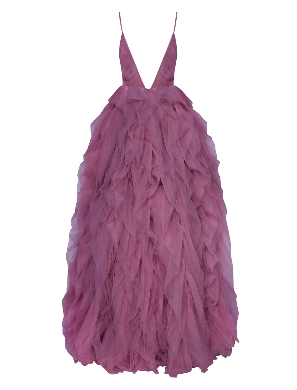 New Ball Gown Beautiful Back Elegant Prom Formal Evening Quinceanera Dress V Neck Tulle With Ruffles Vestidos De 15 A&ntilde;os