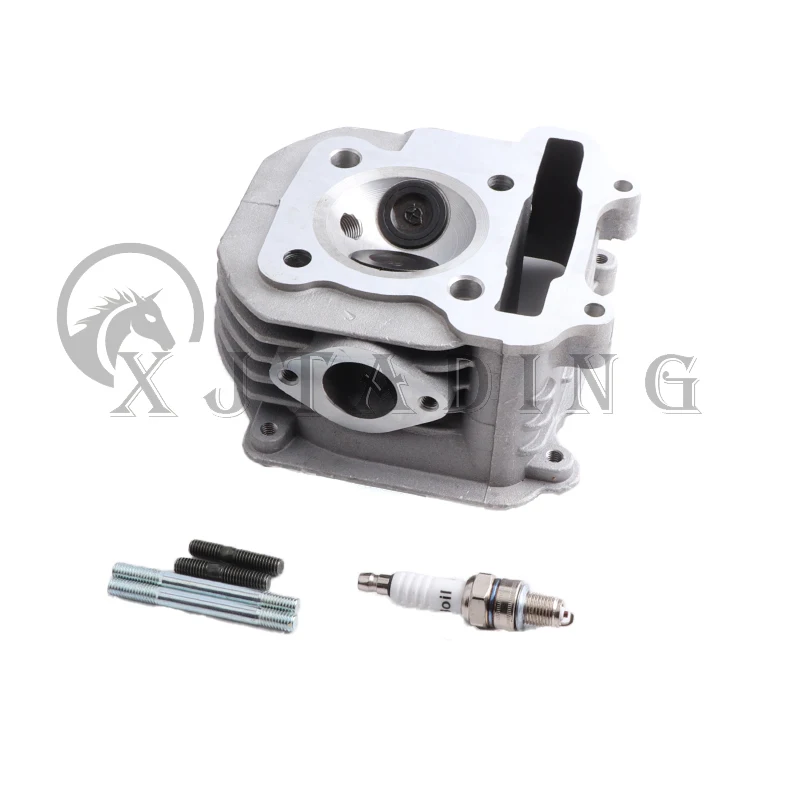 

GY6 150cc 57.4mm Cylinder Head Assembly with Valves installed spark plug for Scooter Moped Go kart ATV QUAD Bike 157QMJ 1P57QMJ