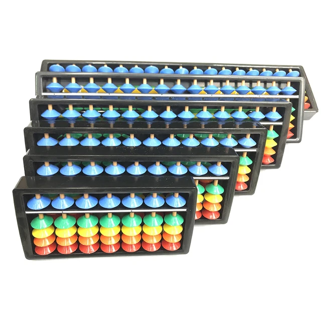 7/11/13/15/17 Digit Rods Standard Abacus Soroban Chinese Japanese Calculator Counting Tool Mathematics Beginners Caculating Toys 3
