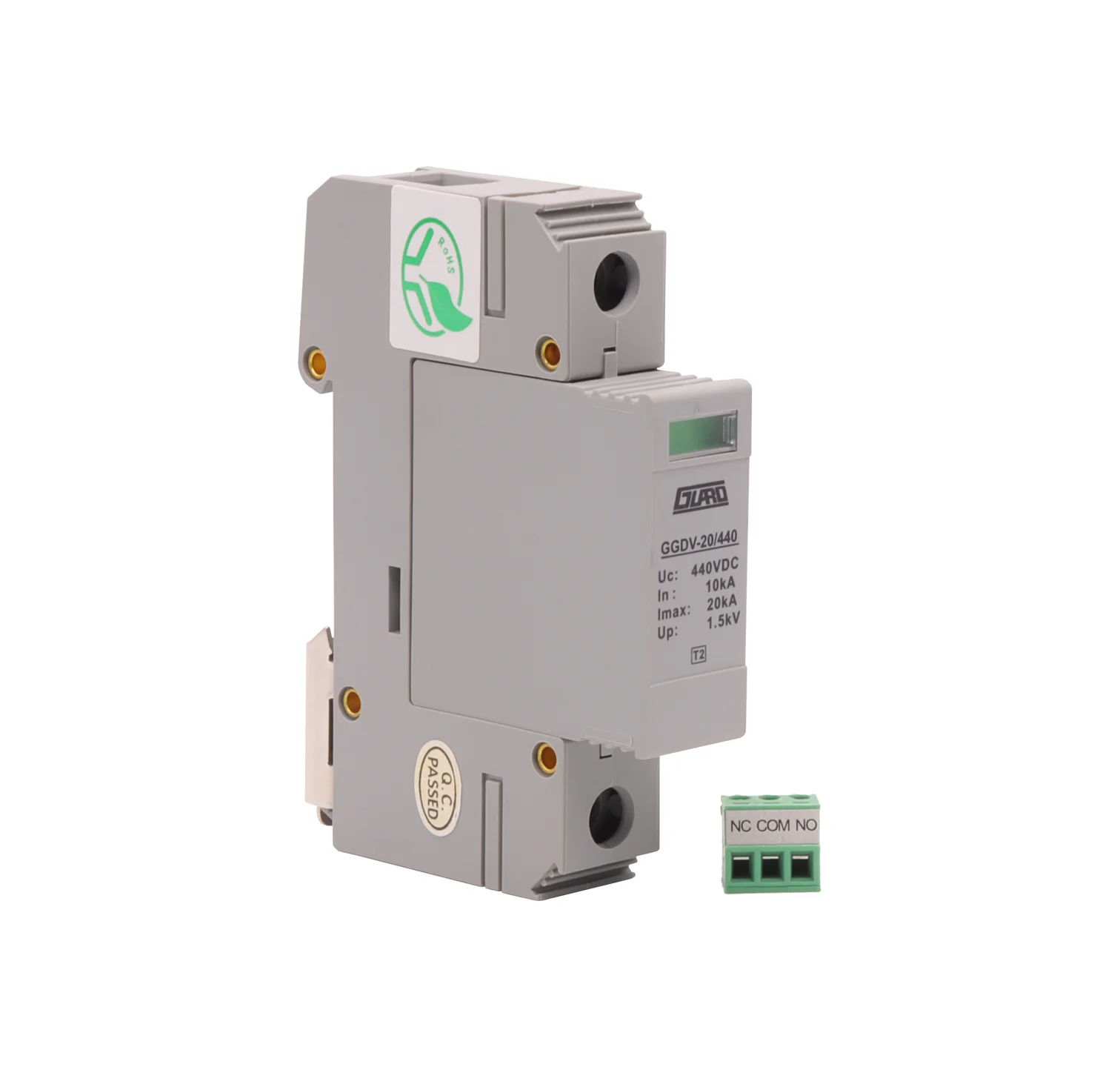 GUARD DC SPD 1P Lightning Arrester Surge Arrester Low Voltage House 1/2/3/4 Pole Surge Voltage Protection