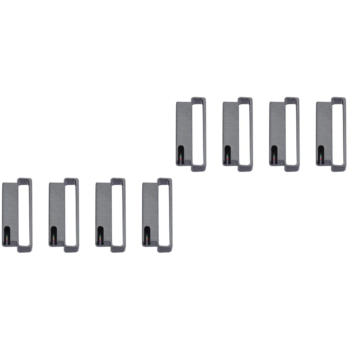 

8 pcs Stainless Steel Watch Connector Metal One-piece Smart Watch Adapter Watch Band Accessory Compatible for Huawei Watch