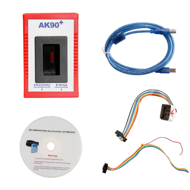 AK90+ V3.19 OBD2 Key Programmer For BMW Car Key Programming Tool Support EWS/CAS From 1995-2009 Identify Keys 2