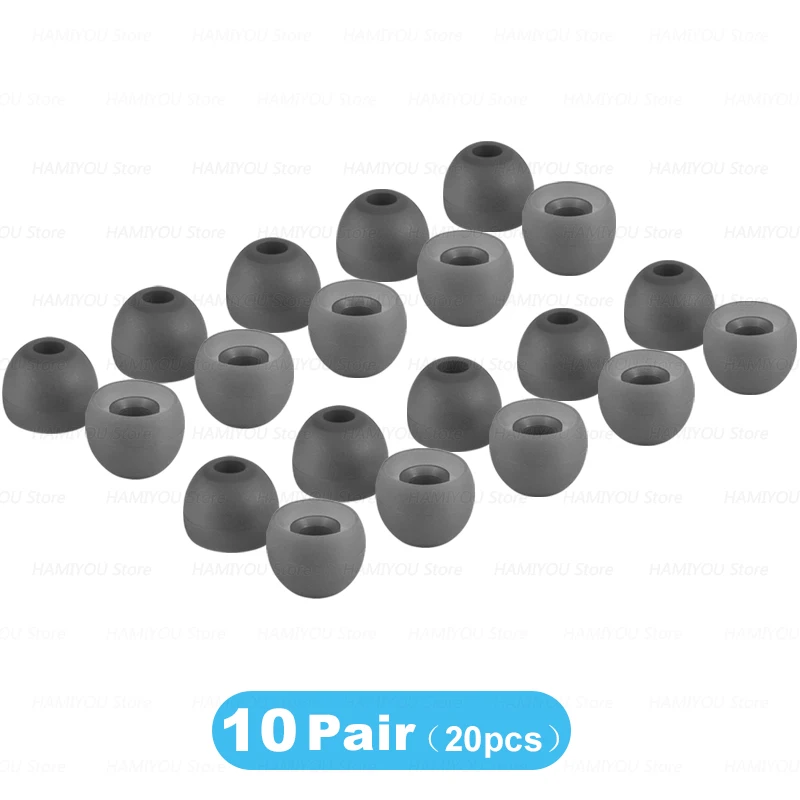 Two-Tone Silicone Earphone Tips – In-Ear Comfort Accessories