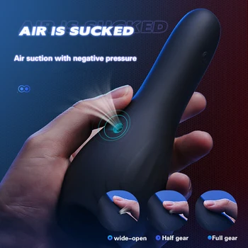 10 Modes Penis Delay Trainer Vibrator Male Masturbator Automatic Oral Climax Sex Glans Stimulate Massager Adult Sex Toys for Men