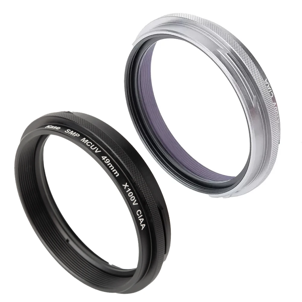 Kase 49Mm Mcuv Uv Camera Lens Protector Filter Vetro Ottico Multi-Rivestito Per Fujifilm Fuji X100 X100V X100F X100T X100S