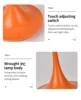 LED mushroom small table lamp portable USB charging dimmable flower bud lamp bedroom bedside lamp 5
