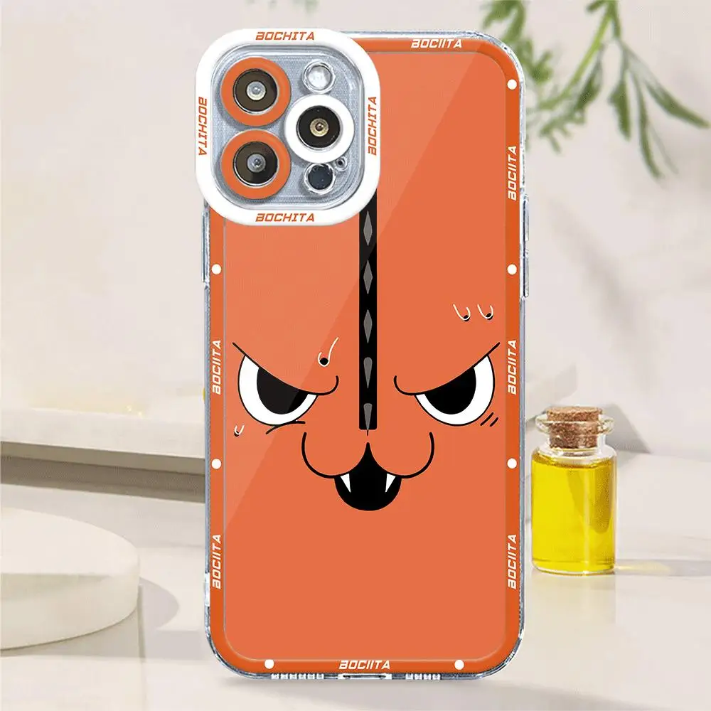 Anime piły łańcuchowej Man Bochita etui na telefon Apple iPhone 15 Pro SE XS X 12 Mini 11 Pro 14 Pro Max 8 Plus 13 7 XR luksusowe etui