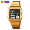 SKMEI 2198 Sports Watch Men's Leisure Business Electronic Watch LED Digital Watch Waterproof Digital StainlessSteel Thermometer 1