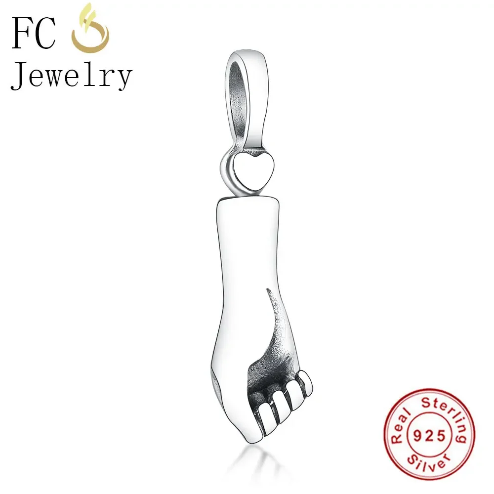 

FC Jewelry Fits Original Brand Charms Bracelet Pulsera 925 Sterling Silver Finger Hand Love Pendant Beads Women Berloque 2019