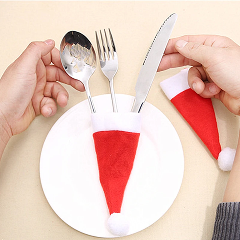 Tableware Holder 10PC Christmas Decorations