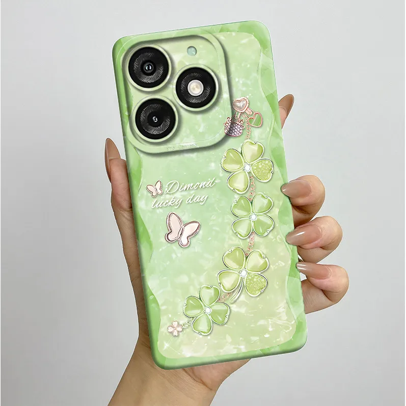 Pretty Butterfly Flowers Soft Silicone TPU Shockproof Phone Case Cover