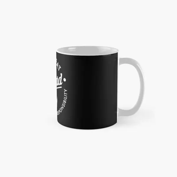 

With Great Beard Comes Great Responsibil Mug Image Handle Round Printed Drinkware Tea Gifts Coffee Picture Photo Cup Simple