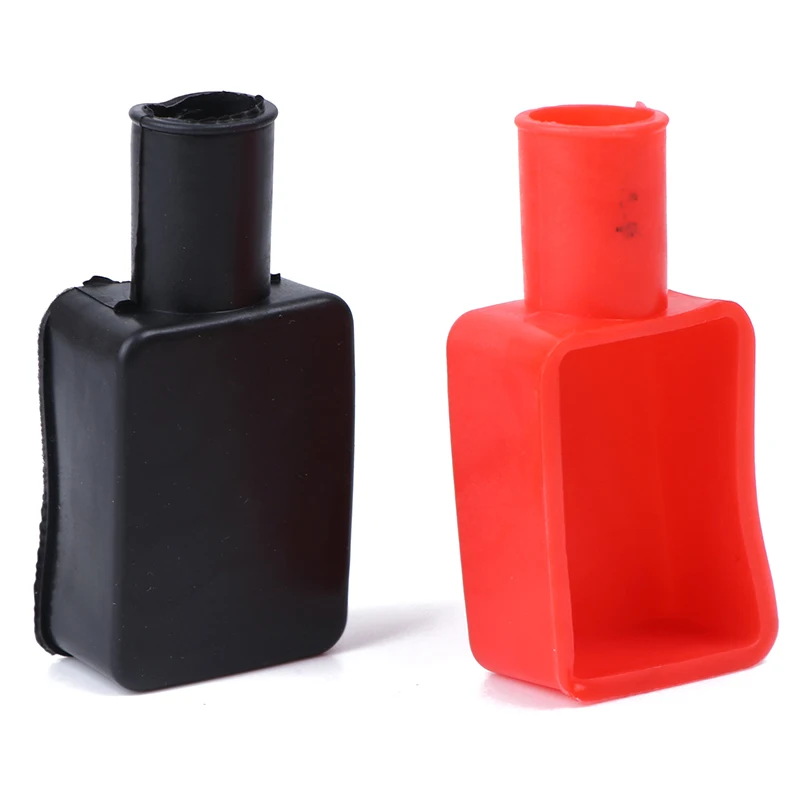 1 Pair Universal Car Battery Terminal Cap Negative Positive Terminal Covers Protector Car Accessories Battery
