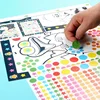 10 Sheets/Lot Funny Puzzle Dot Stickers For Kids Cute Cartoon Animal Drawing Mosaic Sticker Children Early Educational Patience 2