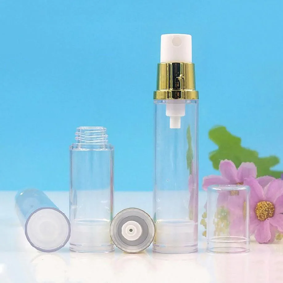 5ML10ml15ml clear airless bottle vacuum pump lotion emulsion serum sample eye essence skin care moisture sprayer toner packing 100ml turmeric facial cleanser gentle face wash daily cleanser oil cleansing soothing clear calming for acnes prone skin