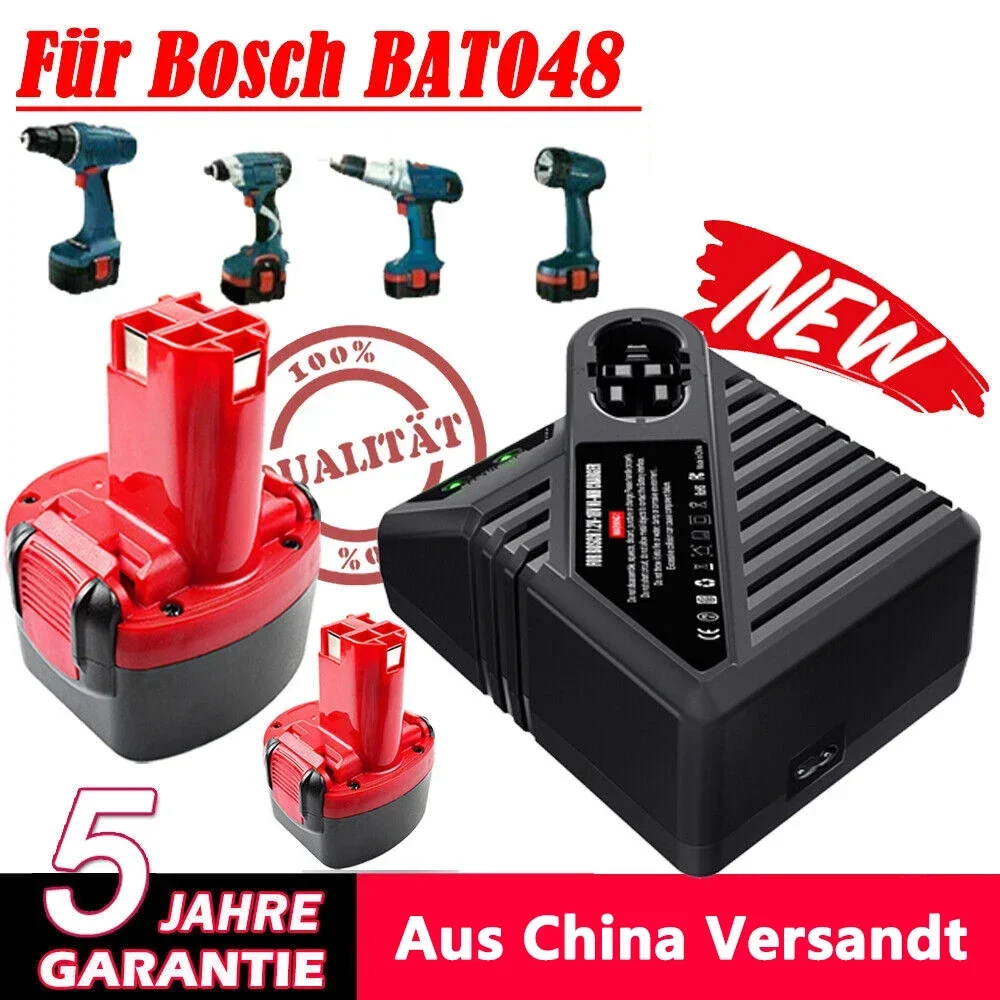

Ni-CD Ni-MH Battery Charger for Bosch BAT038 BAT048 BAT043 BAT045 BTA120 Electrical Drill 7.2V 9.6V 12V 14.4V Power Tool Battery