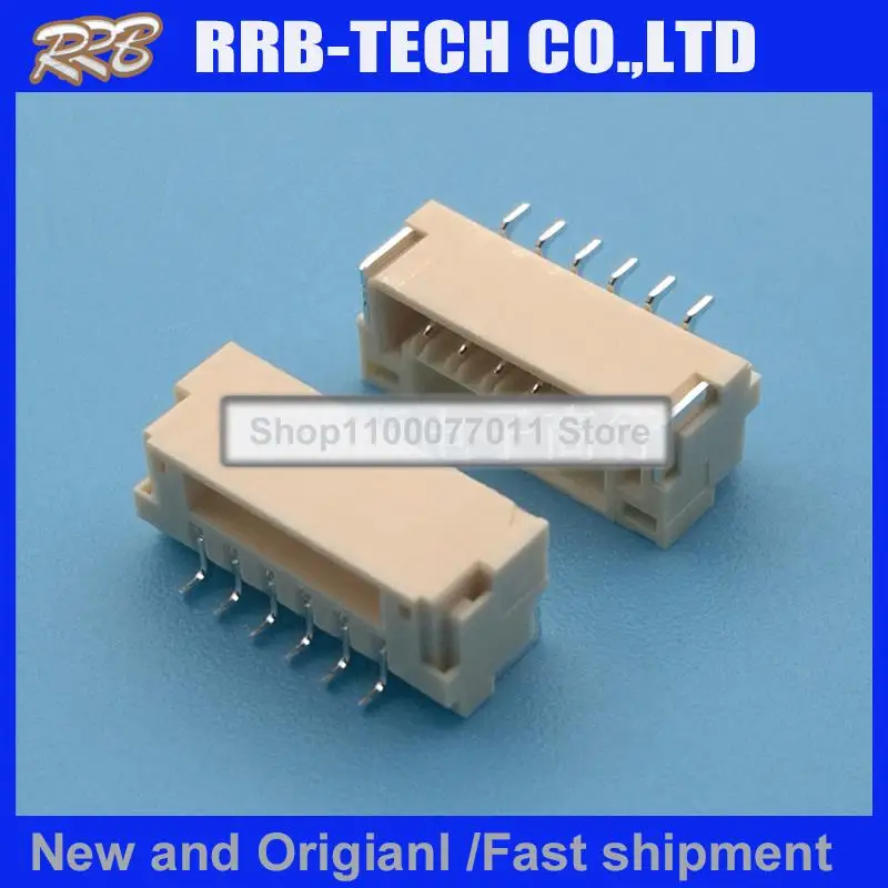 

50pcs/lot SM06B-GHS-TB(LF)(SN) 1.25mm legs width 6pin Horizontal type 100% New and Original