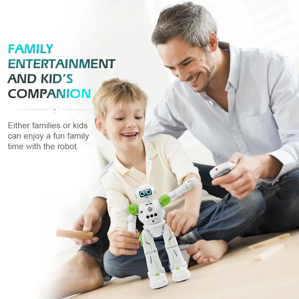 RC Robot Toy, Gesture Sensing Remote Control Robot for Kids Age 3 4 5 6 7 8 12 Year Old Boys Girls Birthday Gift Present, Blue 3