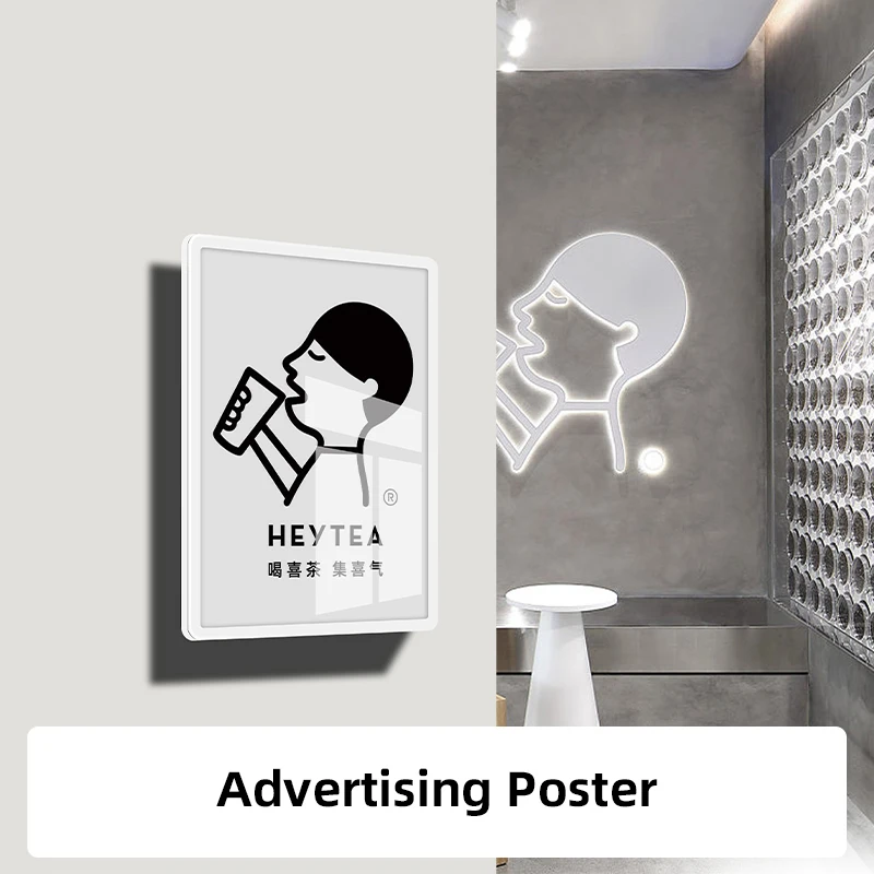A4 21*29.7cm acrylic of Clear Wall Mount Document Photo Frames Advertising Poster Paper Holder Board 4