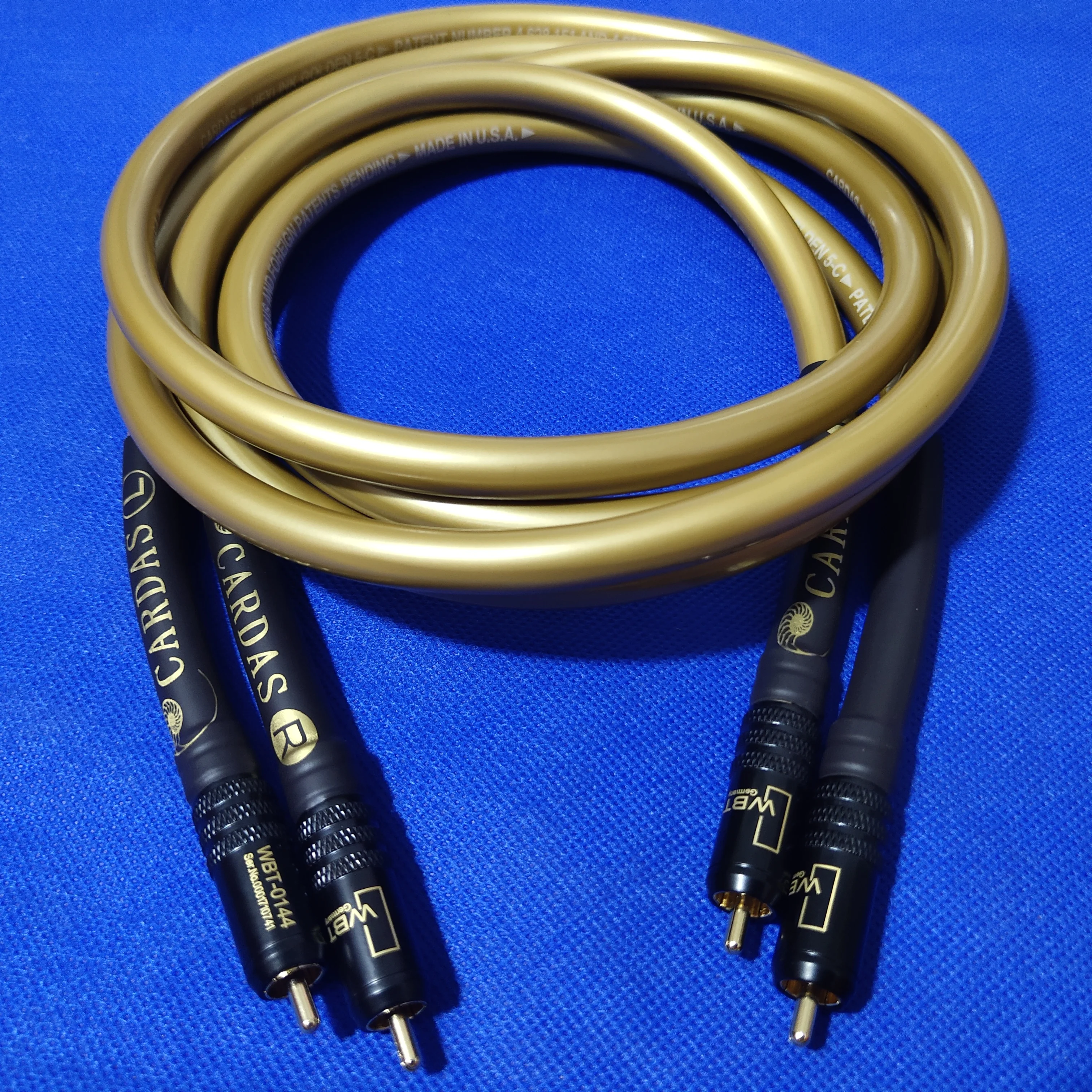 CARDAS rca jack cable High Quality OFC pure copper plated