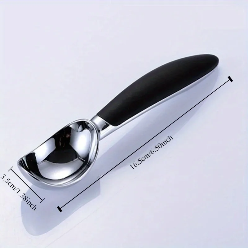 Meijuner Ice Cream Scoops Stacks Creative Kitchen Gadget Zinc Alloy Digging Ball Spoon Ice Cream Dessert Spoon for Home Restaurant