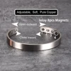 Vinterly Pure Copper Bracelets Men Magnetic 10mm Adjustable Health Energy High Magnets Cuff Bangle Resizable Jewelry Male Metal 3