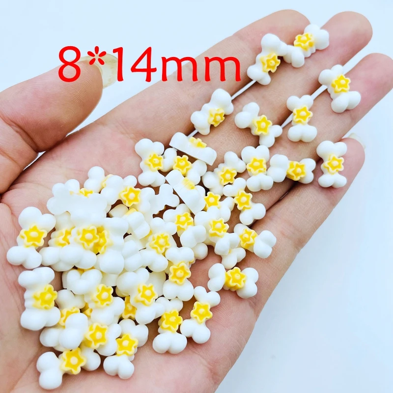 

30 Pcs New Cute Mini Kawaii Lovely Bone Stick Resin Cabochons Scrapbook DIY Nail Art Jewelry Making Hairwear Accessories A96
