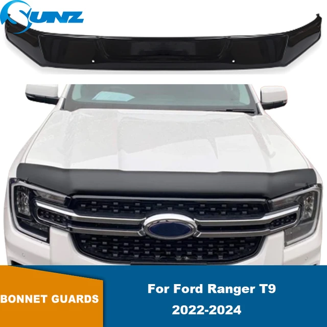 Bonnet Guards For Ford Ranger Wildtrak 2022 2023 T9 Sport XLT XLS XL Car  Bonnet Scoop Hood Guard Shields Front Bug Shiled - AliExpress